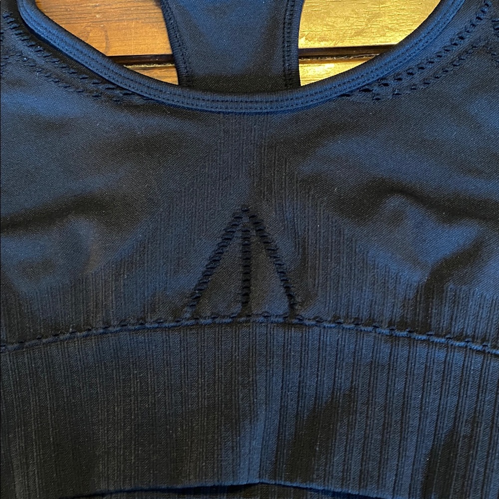 Velocity Black Racerback Sports Bra Size M/L - Picture 2 of 5